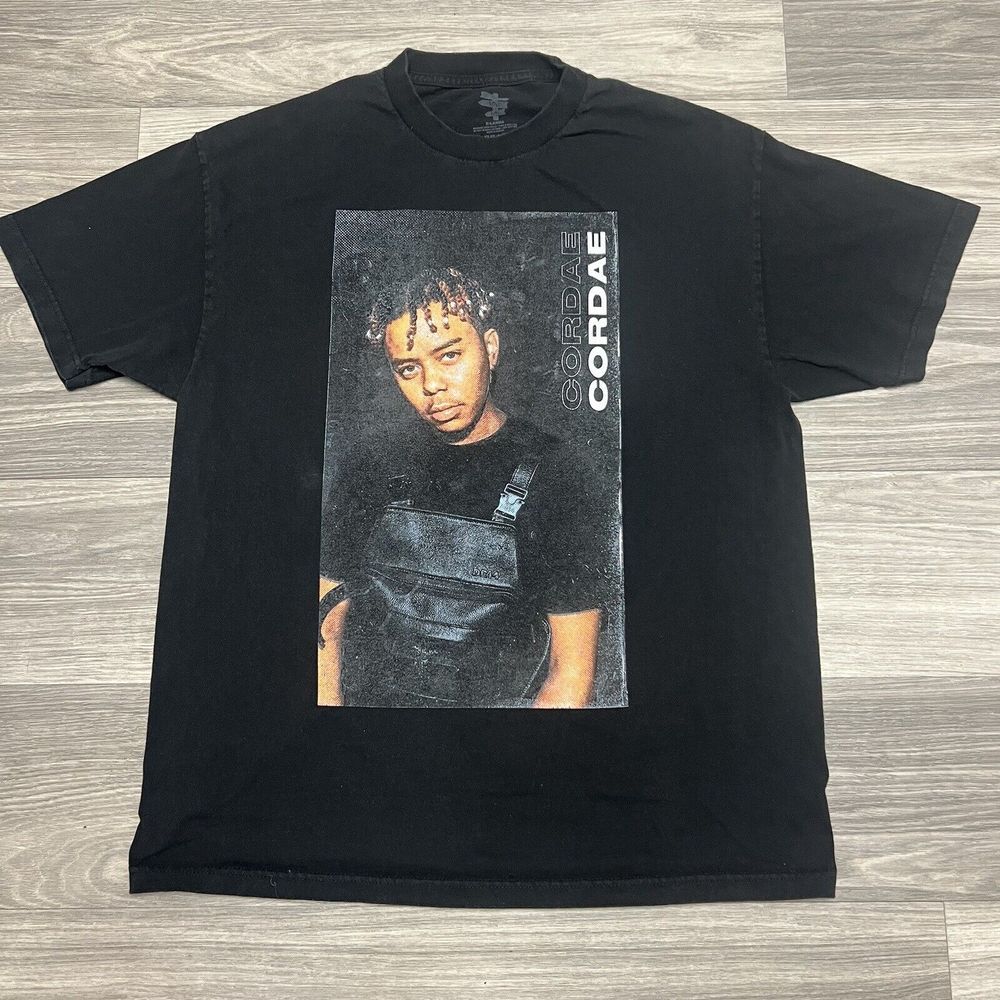YBN Cordae Lost Boy T Shirt Extra Large Black Europe Rap‎ HipHop Faded Punk Tee